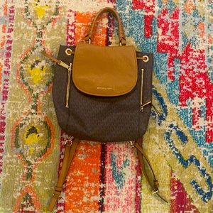 Michael Kors leather backpack